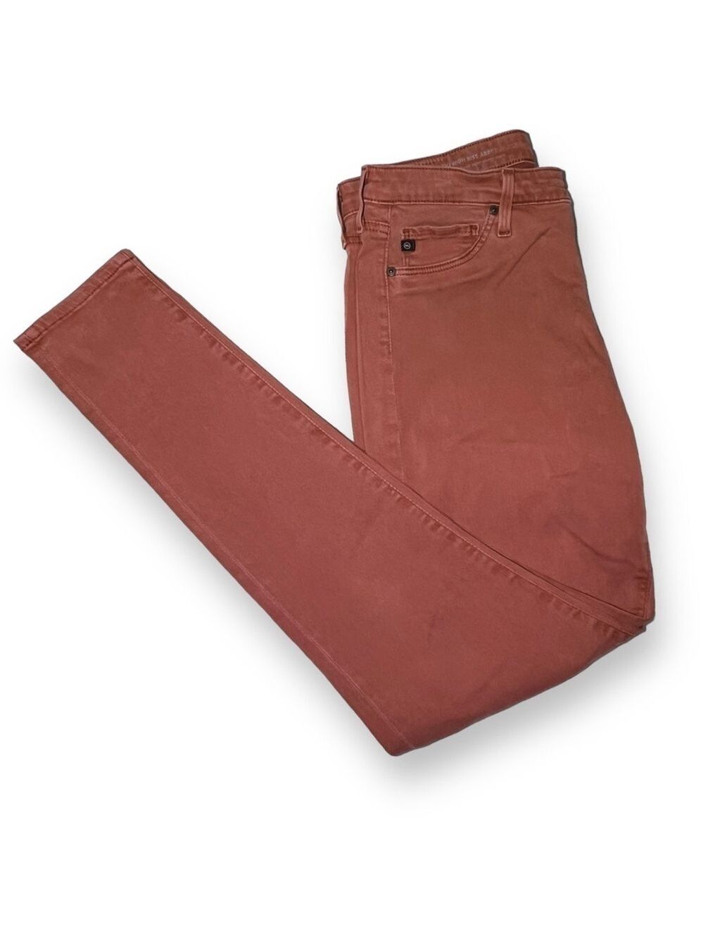 Ag Women’s The High Rise Abbey Super Skinny Sateen Ankle Jeans Sul-Rsa Size 27